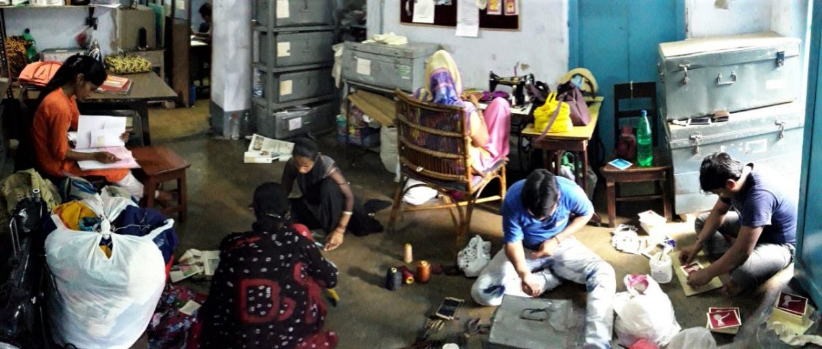 Handicraft-Werkstatt von Calcutta Rescue