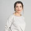 Öko Pulli Oversize streifen von green size