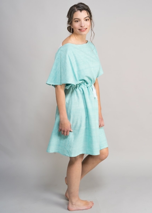 Kleid aus Bio-baumwolle für Frauen von green size