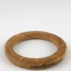 Holz Armreifen Fairtrade schmal mir eingesetztem Holz