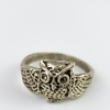 Ring aus Indien Eule Fair gehandelt Green Size