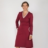 kuscheliges Sweatshirtkleid aus Baumwolle KBA V-Ausschnitt