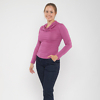 Top mit Wasserfall in Pink aus Biobaumwolle von Green Size